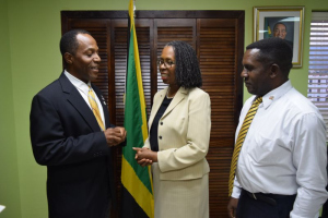 Courtesy Call by Rotary Club of Kingston East & Port Royal with Permanent Secretary Mrs. Elaine Foster-Allen