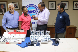 Food For the Poor hands over Stethoscopes Valued at JA$400,000 to Health Ministry
